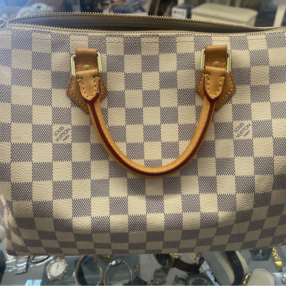 Speedy 30 Damier Azur